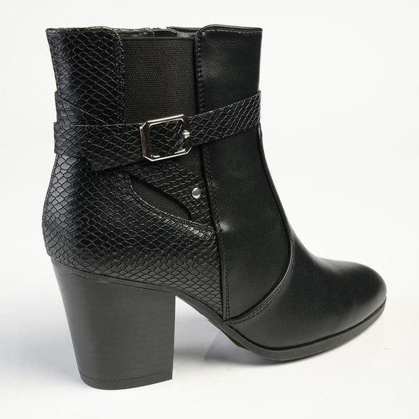Madison Jobeth Ankle Boot - Black-Madison Heart of New York-Buy shoes online