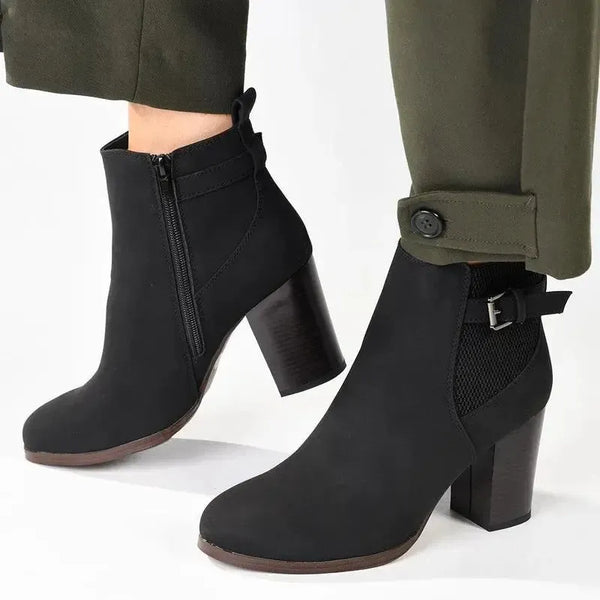 Madison Johnda Ankle Boot - Black