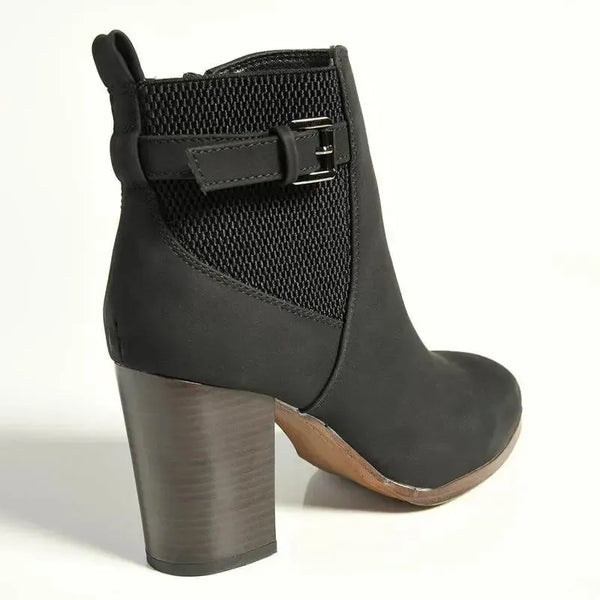 Madison Johnda Ankle Gusset Boot - Black