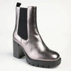 Madison Jones Chelsea Block Heel Boot - Pewter