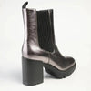 Madison Jones Chelsea Block Heel Boot - Pewter
