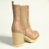 Madison Jones Chelsea Block Heel Boot - Taupe