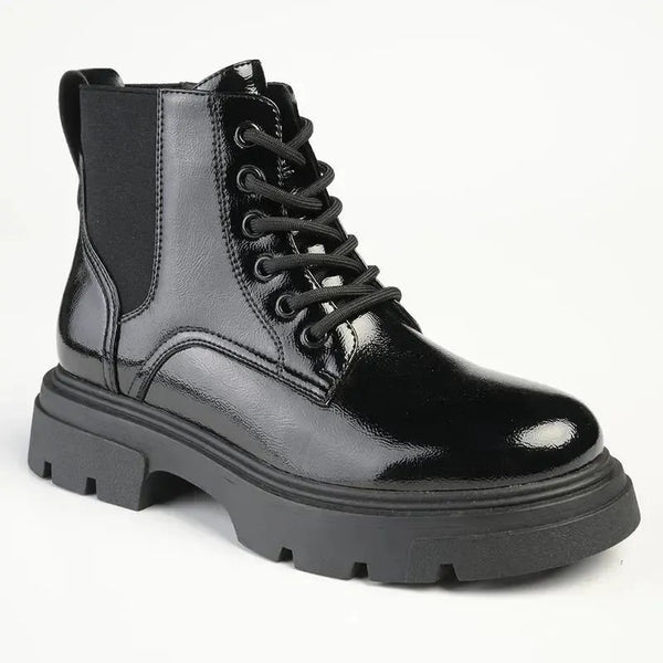 Madison Jorene Chunky Sole Boots - Black