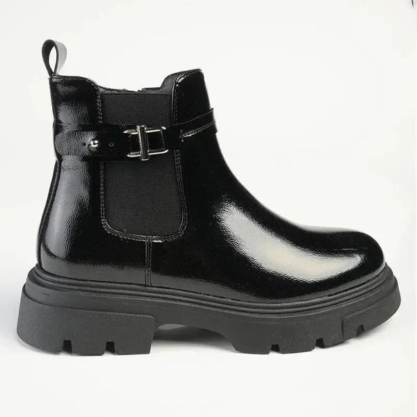 Madison Joss Chelsea Chunky Sole Boots - Black