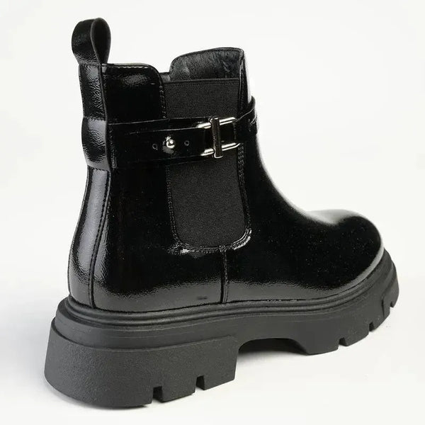 Madison Joss Chelsea Chunky Sole Boots - Black