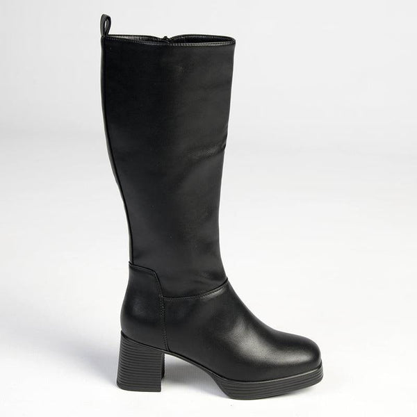 Madison Journey Long Boot - Black-Madison Heart of New York-Buy shoes online
