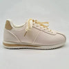 Madison Juri Lace Up Sneaker - Nude/Gold