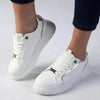 Madison Justice Sneaker - White/Gold