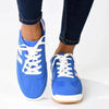 Madison Kel Ladies Fashion Sneaker - Blue / Pink