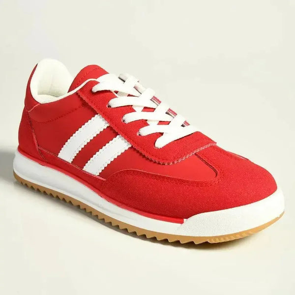 Madison Kel Ladies Fashion Sneaker - Red