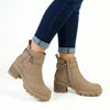 Madison Ladies Fashion Boot - Taupe