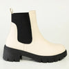 Madison Ladies Fashion Gusset Boot - Beige