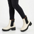 Madison Ladies Fashion Gusset Boot - Beige
