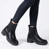 Madison Ladies Fashion Gusset Boot - Black