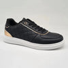 Madison Ladies High Fashion Cyprus Sneaker - Black/ Rose Gold