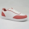 Madison Ladies High Fashion Cyprus Sneaker - White/ Pink