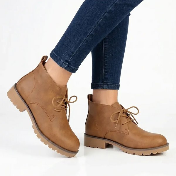Madison Ladies Low Ankle Boot - Tan