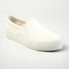 Madison Ladies Platform Slip On Sneaker - White