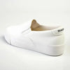 Madison Ladies Platform Slip On Sneaker - White