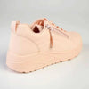 Madison Ladies Side Zip Detailed Sneaker - Pink