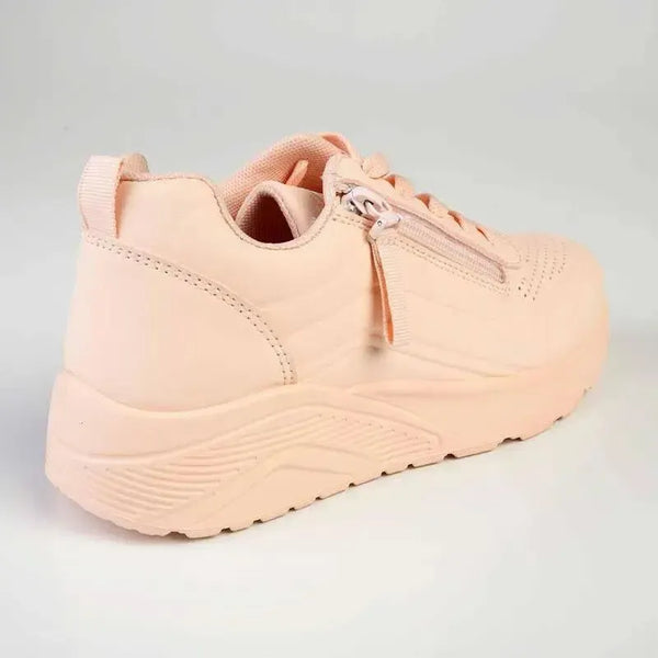 Madison Ladies Side Zip Detailed Sneaker - Pink