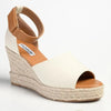 Madison Laura 2 Full Vamp Espadrille Wedge Sandal - Natural / Tan
