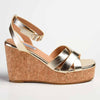 Madison Laurel Fashion Wedge Sandals - Gold-Madison Heart of New York-Buy shoes online
