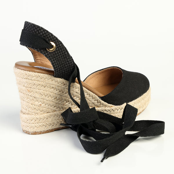Madison Leena Wedge - Black
