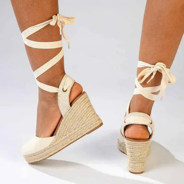 Madison Leena Wedge - Natural Nude