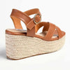Madison Libby Wedge - Tan