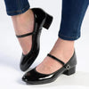 Madison Lidia - Mary Jane Heel - Black