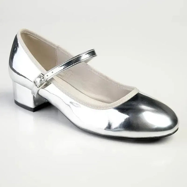Madison Lidia - Mary Jane Heel - Silver