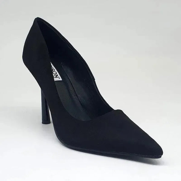 Madison Lila 5 Basic Court HourGlass Heel - Black