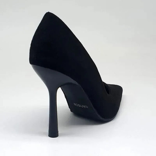 Madison Lila 5 Basic Court HourGlass Heel - Black