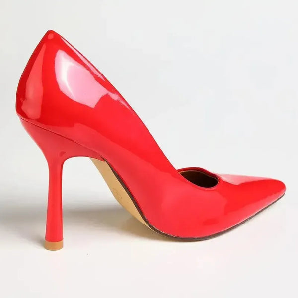 Madison Lila 6 Hourglass Court Heel - Red