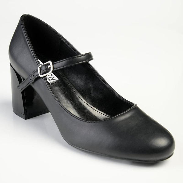 Madison Lorian - Mary Jane Heel - Black-Madison Heart of New York-Buy shoes online