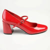 Madison Lorian - Mary Jane Heel - Dark Red
