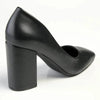 Madison Louise Block Heel Court - Black