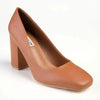 Madison Louise Block Heel Court - Tan