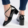 Madison Luzz Low Block Heel - Black