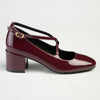 Madison Luzz Low Block Heel - Red