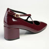 Madison Luzz Low Block Heel - Red