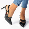 Madison Mabel Strappy Heel - Black