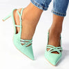Madison Mabel Strappy Heel - Mint