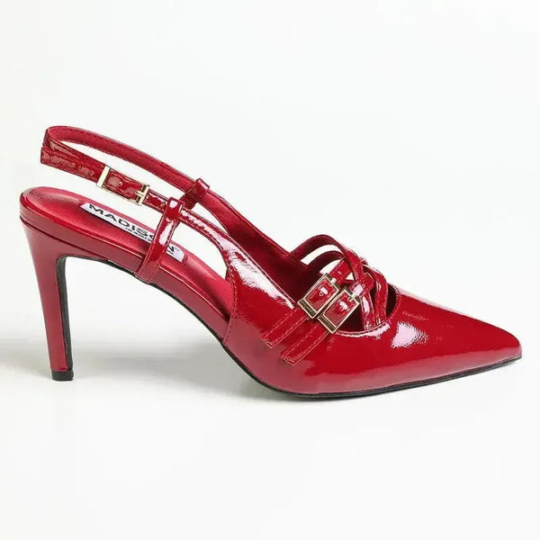 Madison Mabel Strappy Heel - Red