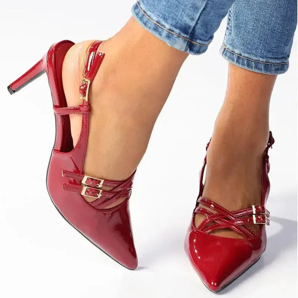 Madison Mabel Strappy Heel - Red