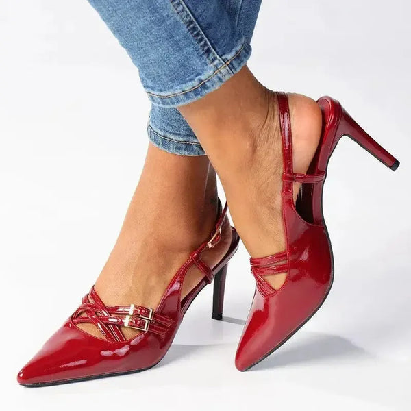 Madison Mabel Strappy Heel - Red