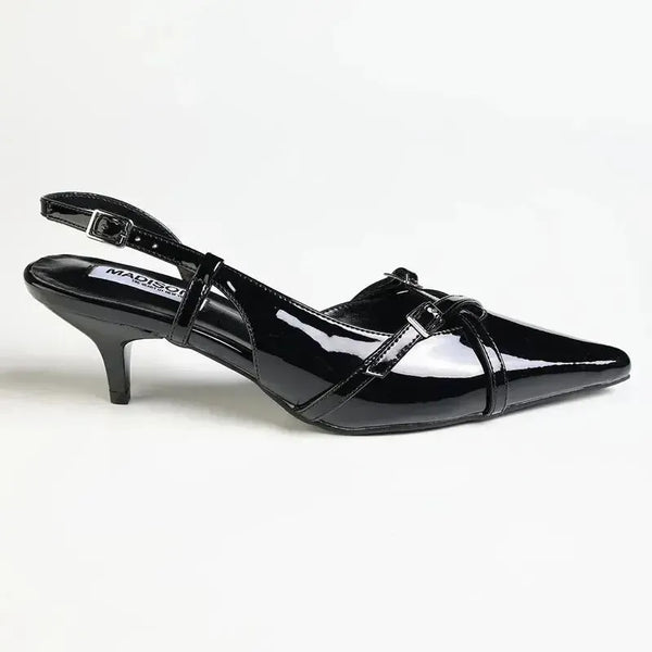 Madison Maddie Kitten Heel - Black