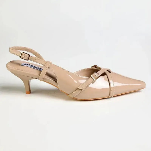 Madison Maddie Kitten Heel - Nude