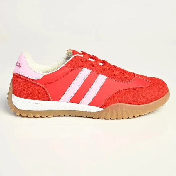 Madison Madi Ladies Fashion Sneaker - Red